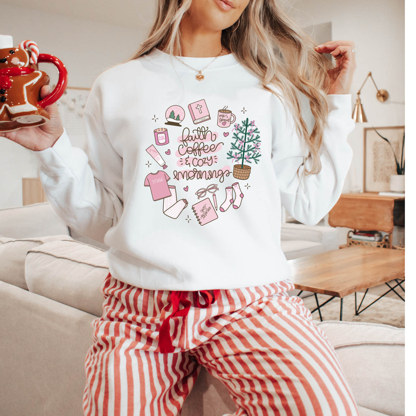 The Cozy Mornings Christmas Sweater
