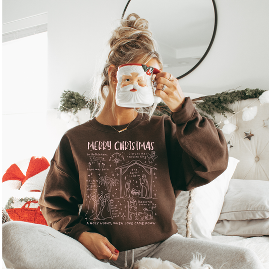 The Holy Night Nativity Sweater